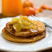 Apple-Cinnamon Pancakes Recipe | EatingWell image
