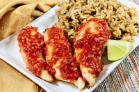 Tangy Oven-Baked Chicken Tenders without Breading image