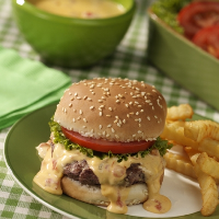 Queso Burgers | Ready Set Eat image
