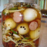 PICKLED EGGS AND SAUSAGE RECIPE RECIPES