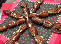 Dates Stuffed with Cream Cheese and Pecans Recipe - Food.com image