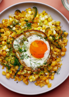 Garlicky Smashed Chickpeas With Corn Recipe | Bon Appétit image