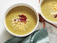 Low-Carb Broccoli Cheddar Soup Recipe | Food Network ... image