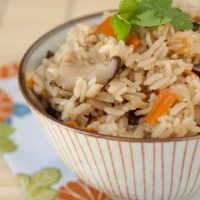Rice Cooker Japanese Chicken Rice with Vegetables image