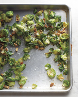 Crisp Brussels Sprout Leaves Recipe | Martha Stewart image