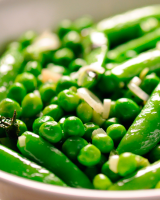 Spring Peas with Mint Recipe | Martha Stewart image