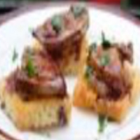 Seared Foie Gras with Port Reduction on Toasted Brioche image