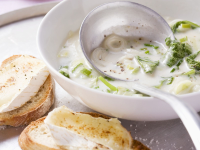 Scallion Soup with Radish Leaves recipe | Eat Smarter USA image