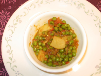 Aaloo Mattar ( Indian-Style Peas and Potatoes) Recipe ... image