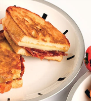 Spanish Ham and Cheese Monte Cristo Sandwiches Recipe ... image
