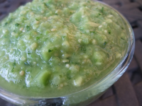 Mexican Green Sauce With Tomatillos and Avocado (Salsa ... image