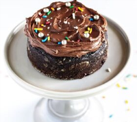 Mini Chocolate Cake for Two Without Eggs | Foodtalk image