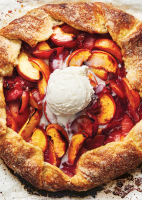 Peach-Plum Galette Recipe | Bon Appétit image