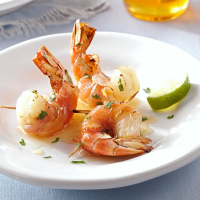 Pancetta-Wrapped Shrimp with Honey-Lime Glaze Recipe: How ... image