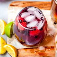 Berry Bubbly Vodka Soda Recipe | EatingWell image