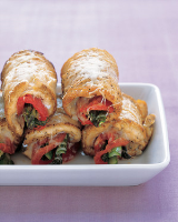 Chicken and Asparagus Rolls Recipe | Martha Stewart image