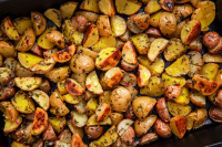 Best Oven Roasted Potatoes Recipe - Easy Herb Roasted Potatoes image