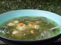 Minestra (Escarole and Little Meatballs Soup) Recipe ... image