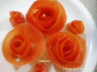 How to make tomatoe flower | Just A Pinch Recipes image