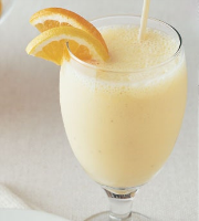 Orange and Banana Yogurt Smoothie Recipe | Bon Appétit image