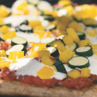 Garden Pizza Recipe | EatingWell image