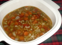 Vegetarian Barley-Vegetable Soup Recipe - Food.com image