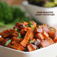 Rosemary Roasted Sweet Potatoes Recipe by Tasty image