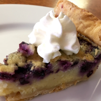 Blueberry Buttermilk Pie Recipe - Food.com image