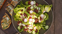 Butter-Lettuce Salad with Avocado-Buttermilk Dressing Recipe image
