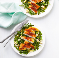 Crispy Chicken and Blue Cheese Salad Recipe | Real Simple image