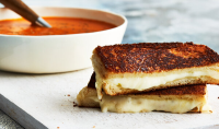 Quick Tomato Soup With Grilled Cheese Recipe - NYT Cooking image