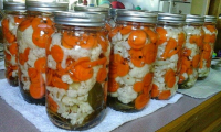 Pickled Cauliflower and Carrots! - Canning Homemade! image
