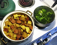 Kielbasa and Potatoes Recipe - Food.com image