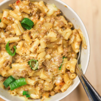 One-Pan Taco Macaroni And Cheese Recipe by Tasty image