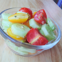 Wish-Bone® Cucumber and Cherry Tomato Salad Recipe ... image