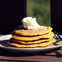 Pumpkin Quinoa Pancakes Recipe | Allrecipes image