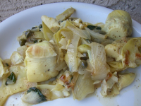 Artichoke Hearts in Lemon-Parsley Sauce Recipe - Food.com image