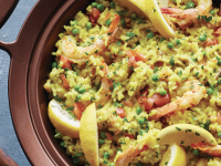 Seafood Paella Recipe | Cooking Light image
