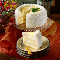 Nanny's Famous Coconut-Pineapple Cake Recipe | MyRecipes image