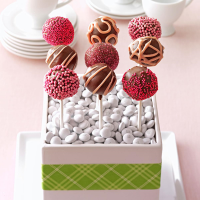Raspberry Truffle Cake Pops Recipe: How to Make It image