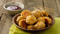 Turkey Sausage Cheese Balls Recipe - BettyCrocker.com image