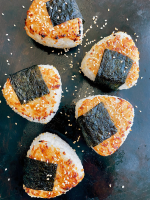 Yaki Onigiri (Grilled Japanese Rice Balls) With Pickled ... image