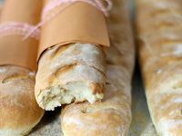 Homemade French Baguettes Recipe | Kelsey Nixon | Food Network image