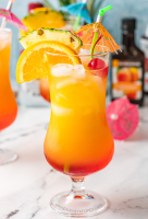 Malibu Sunset Cocktail - My Heavenly Recipes image