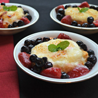 Mascarpone Brulee with Fresh Berries Recipe | Allrecipes image