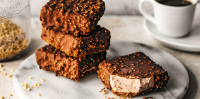 Frozen Chocolate-Hazelnut Cheesecake Bars Recipe | Epicurious image