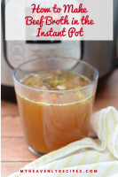 Beef Broth in the Instant Pot - My Heavenly Recipes image