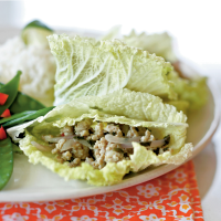 Thai Chicken in Cabbage Leaves Recipe | MyRecipes image