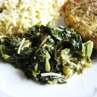 Sauteed Swiss Chard with Parmesan Cheese Recipe | Allrecipes image