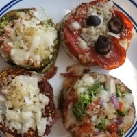 Eggplant Pizzas Recipe | Allrecipes image